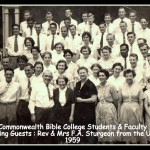 CBC Students & Faculty 1959