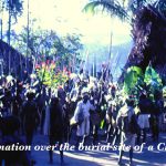 Consternation of the burial site of a Christian