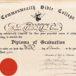 CBC Grad Cert 1960